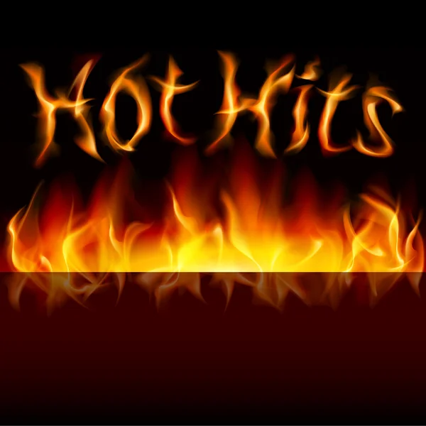 Hot hits — Stock Vector