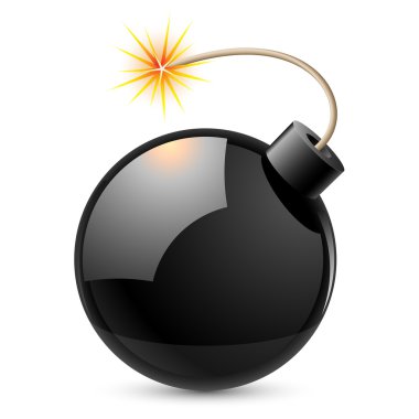 Cartoon bomb clipart