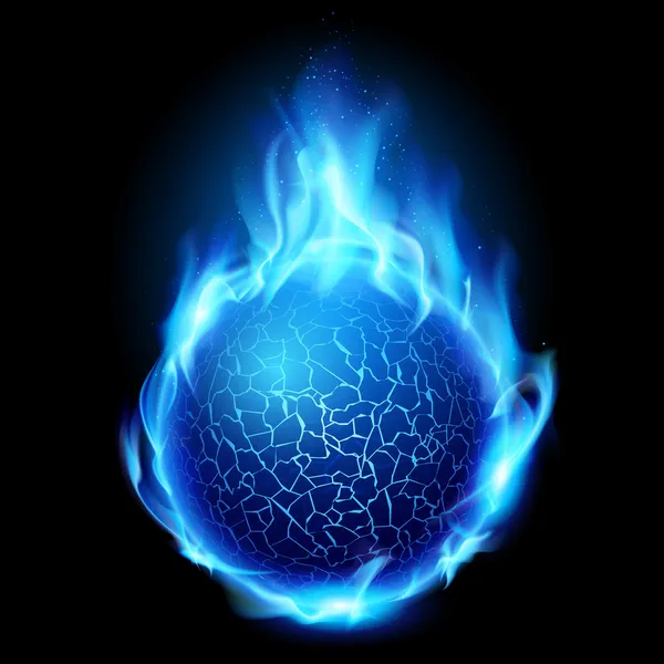 Oheň míč — Stockový vektor