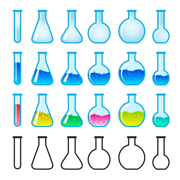 Équipement de science chimique — Image vectorielle