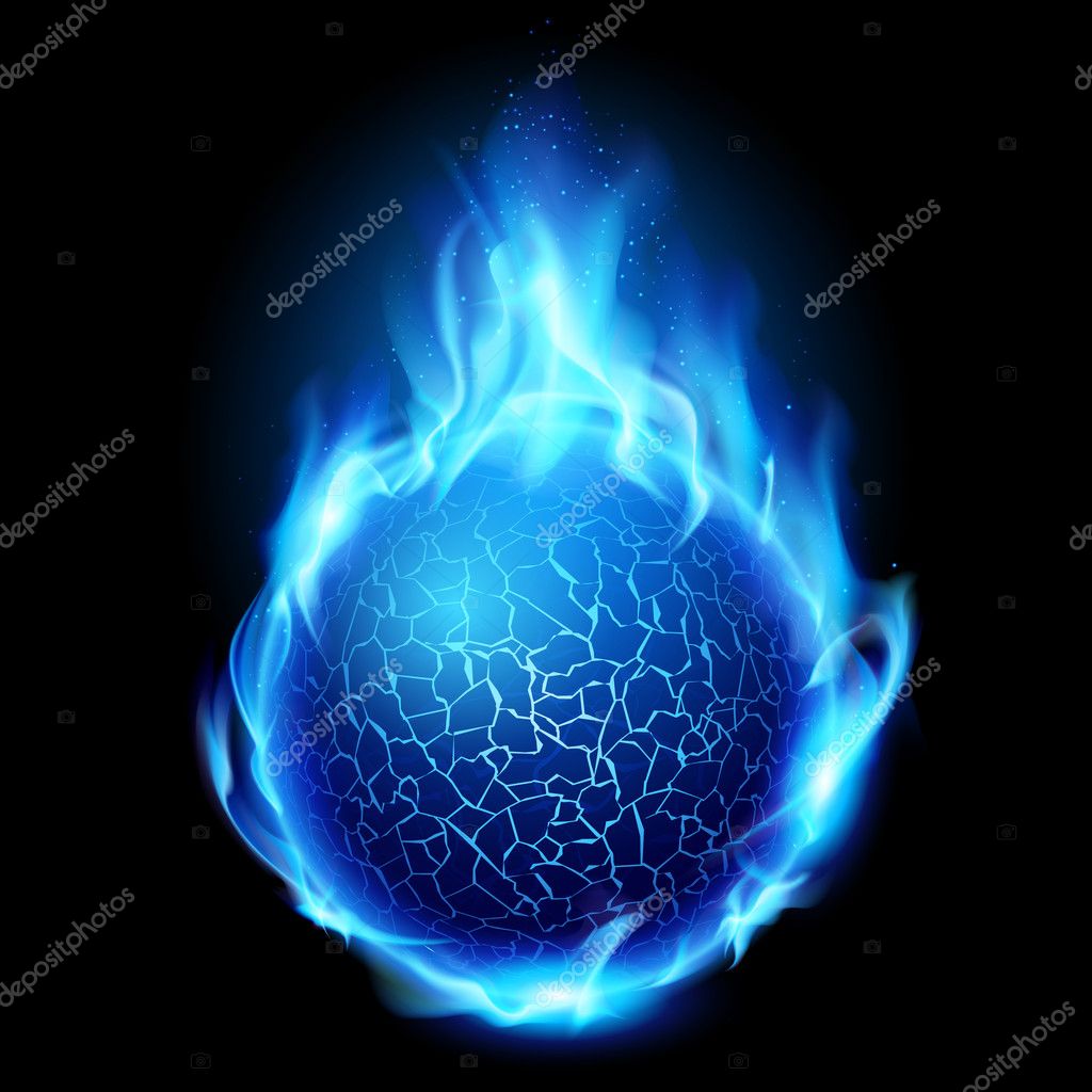 mãos com ilustração vetorial de bola de fogo azul 5056562 Vetor no Vecteezy
