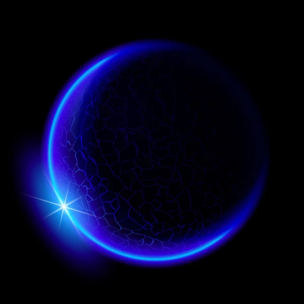 Blauer Planet — Stockvektor