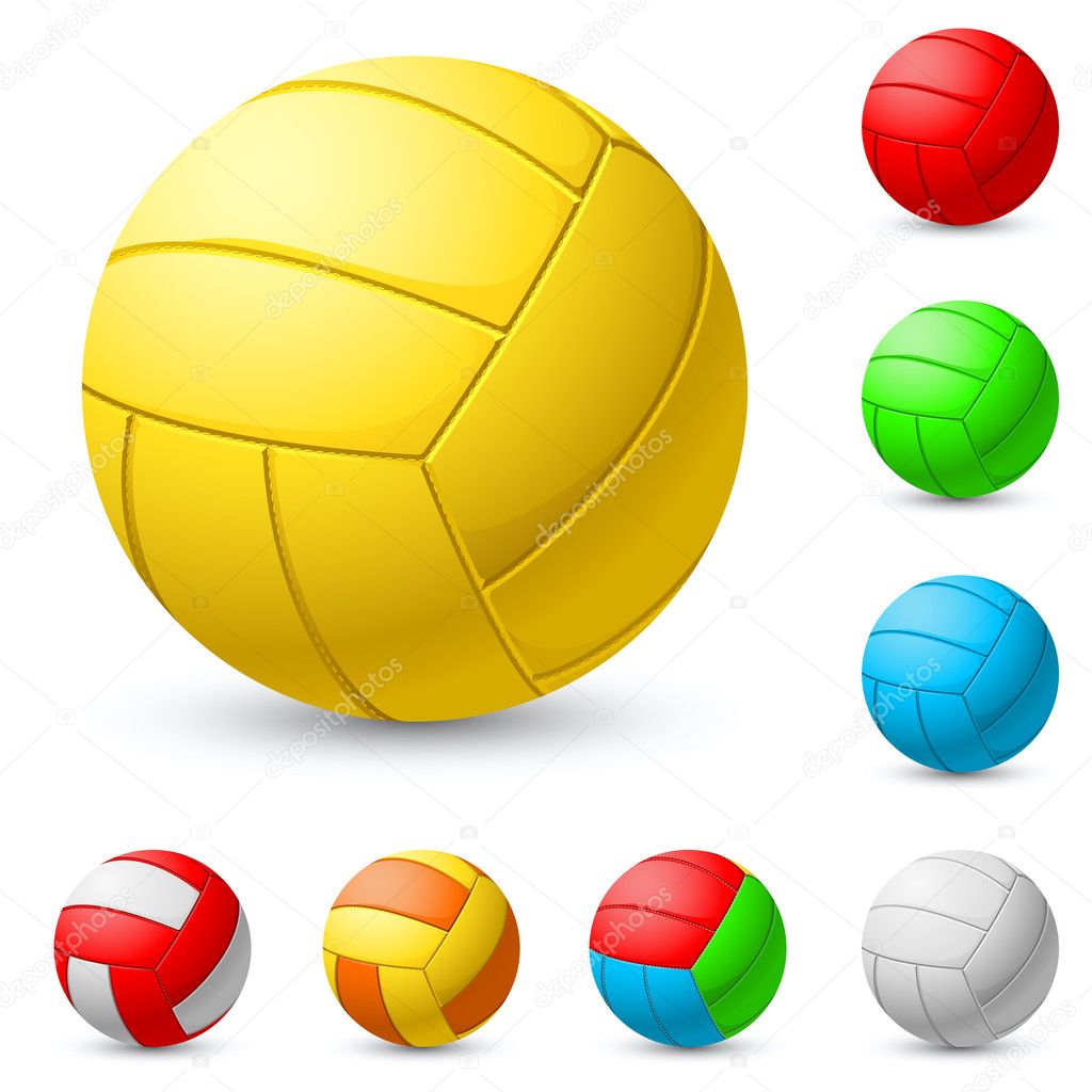 Realistic volleyball Stock Vector Image by ©dvargg #6573299