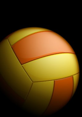 Realistic volleyball clipart