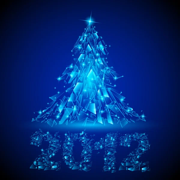 Abstract design. Christmas tree. — Stock Vector