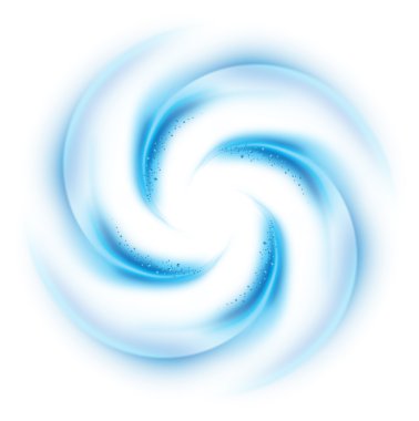 Blue vortex clipart