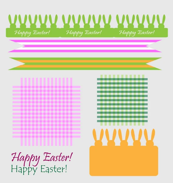 Set of easter symbols — Stock Vector