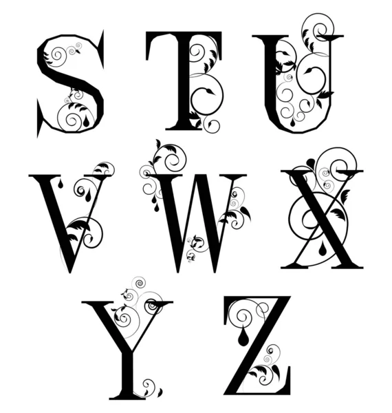 Vektorskizze Buchstaben — Stockvektor