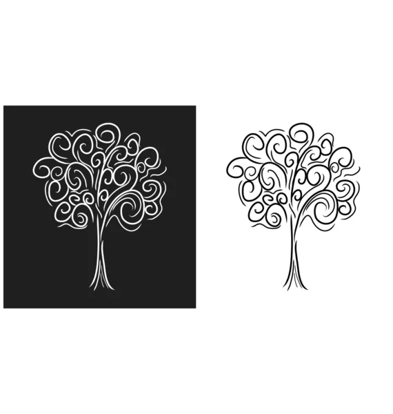 Αφηρημένο δέντρο — Διανυσματικό Αρχείο