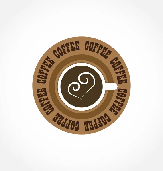 Kávé háttér — Stock Vector