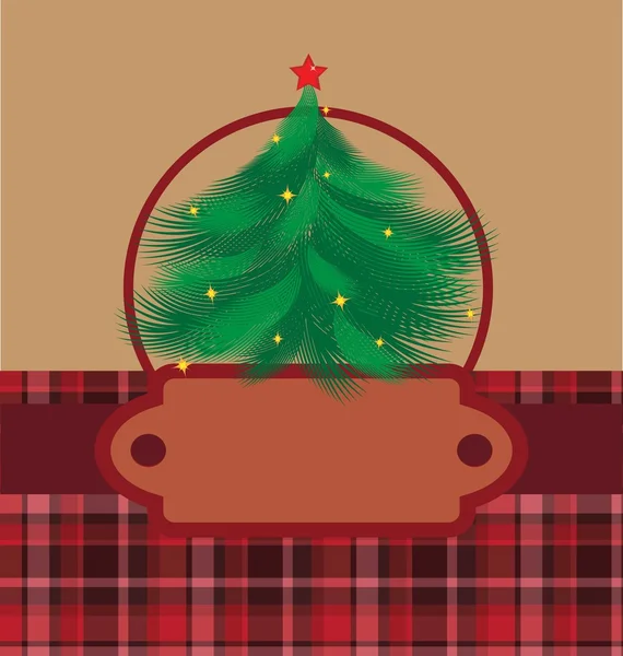 Albero di Natale — Vettoriale Stock