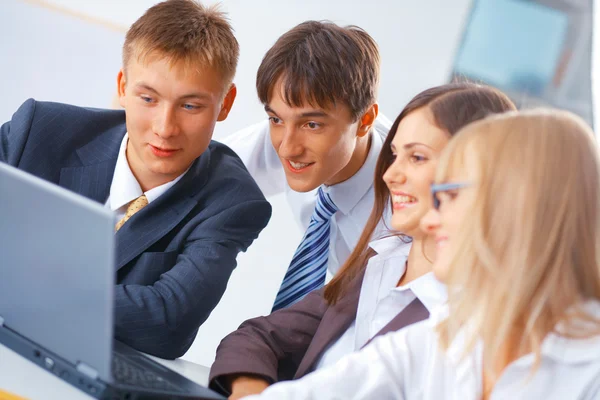 Group of young working — Stock Photo, Image