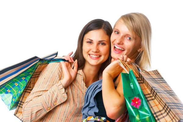 Shopers sorridente — Foto Stock