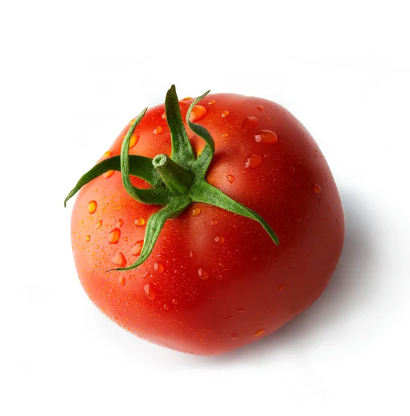 Pomidor z kropli — Zdjęcie stockowe