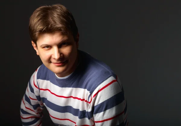 stock image Close-up of a young man smiling