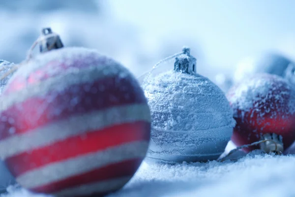 Vánoční ozdoba na pozadí blured — Stock fotografie