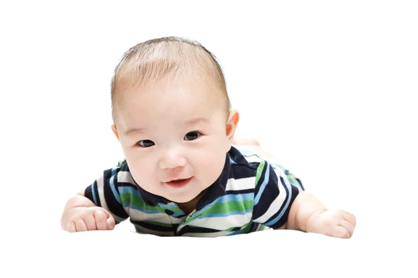 Lindo asiático bebé chico — Foto de Stock