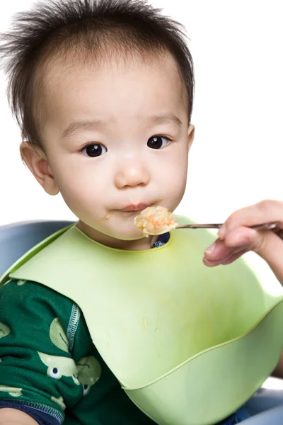 Tempo de alimentação do bebê — Fotografia de Stock