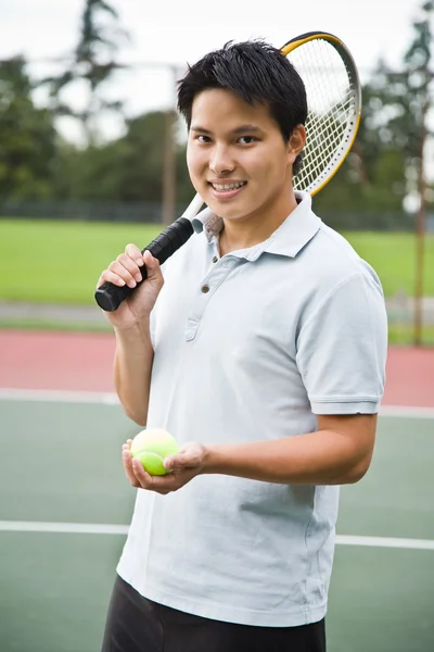 Asya tenisçi — Stok fotoğraf