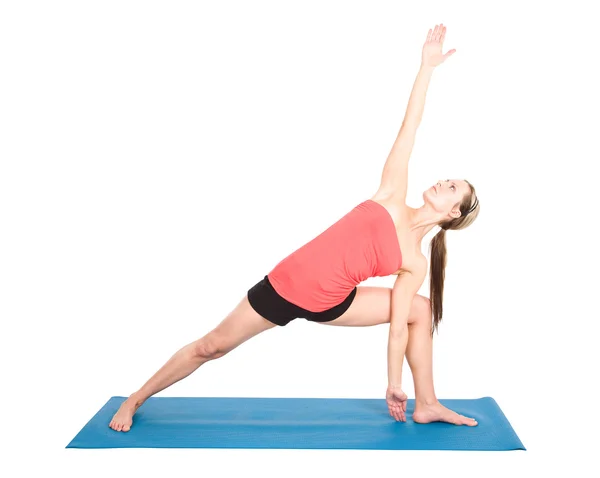 Yoga kvinna — Stockfoto