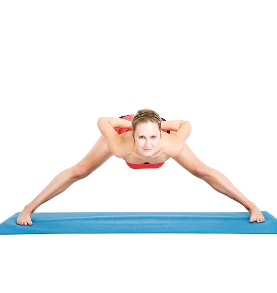 Yoga-Frau — Stockfoto