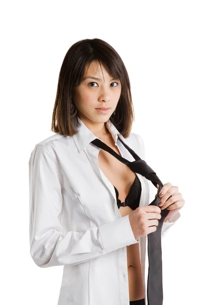 Gyönyörű és szexi ázsiai lány — Stock Fotó
