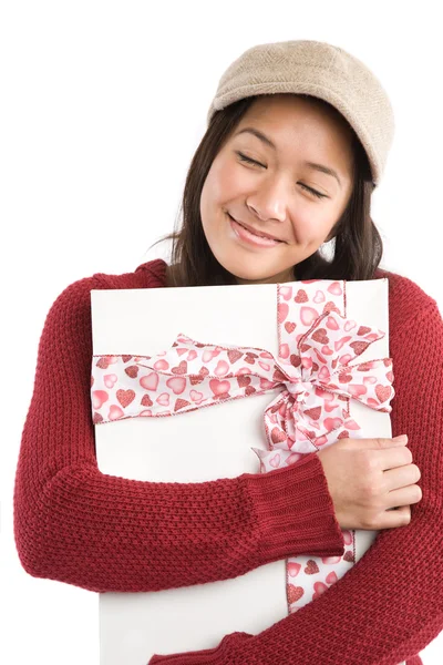 Asiatische valentine Mädchen — Stockfoto