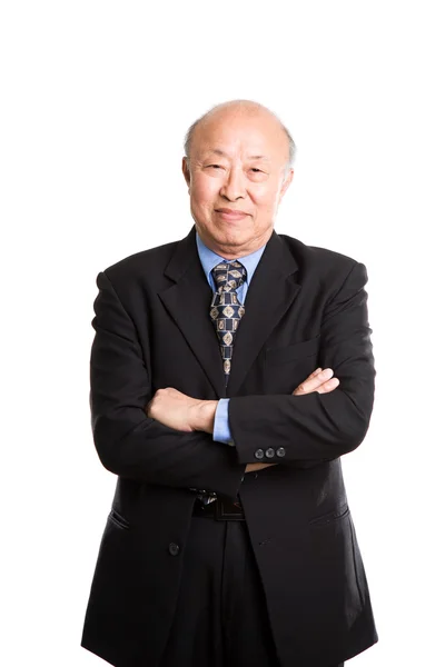 Senior Aziatische zakenman — Stockfoto