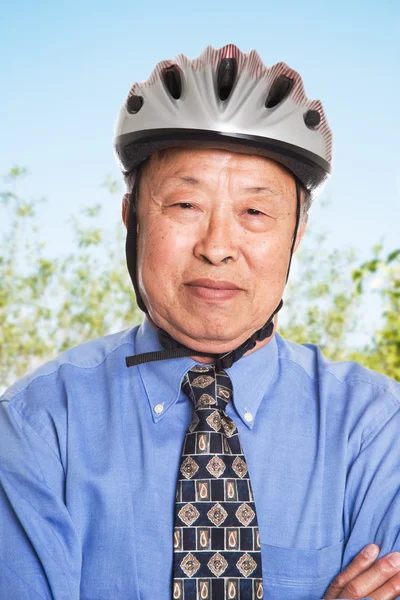 Senior asian businessman — Stock Photo, Image