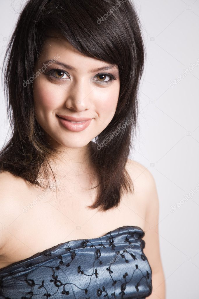 Beautiful smiling asian girl