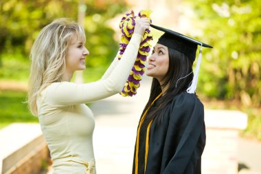 Graduation girl clipart