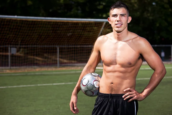 Futebol hispânico ou jogador de futebol — Fotografia de Stock
