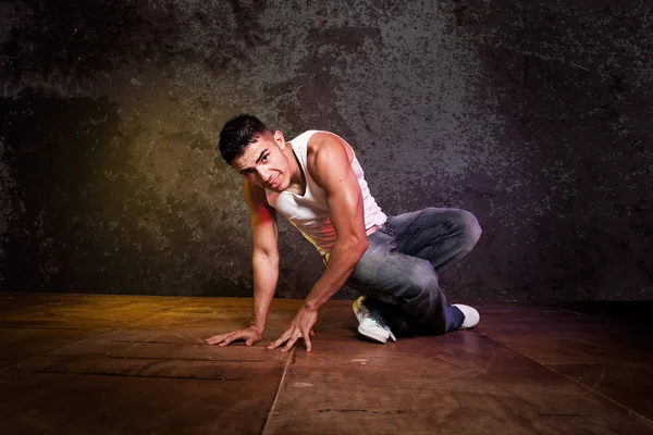 Danza hip-hop maschile ispanica — Foto Stock