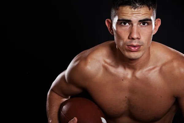 Hispanic amerikansk fodboldspiller - Stock-foto