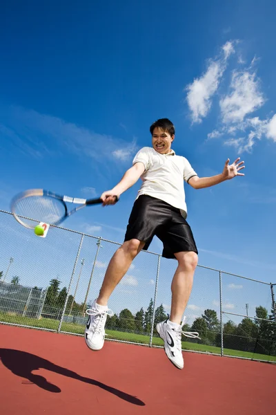 Jugador de tenis asiático —  Fotos de Stock
