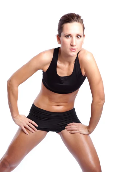 Beautiful exercise woman — Stock Photo, Image