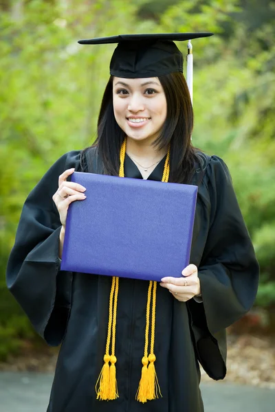 Graduação menina — Fotografia de Stock