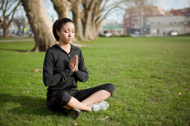 Yoga kadın meditasyon