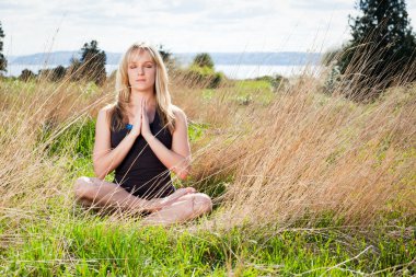 Yoga kadın meditasyon
