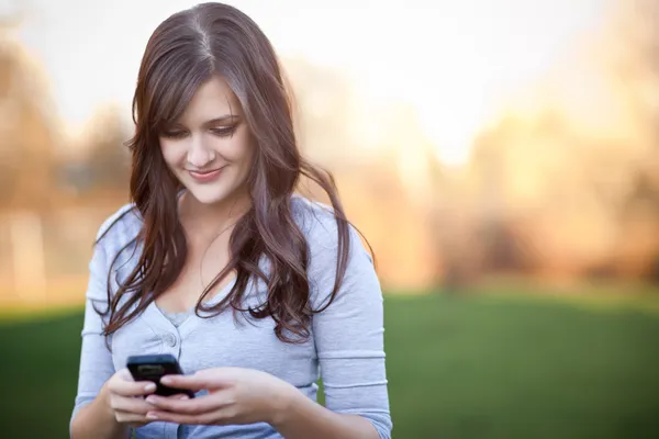 SMS-y dla kobiet — Zdjęcie stockowe