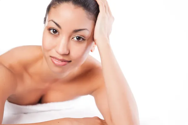 Mujer spa de belleza — Foto de Stock