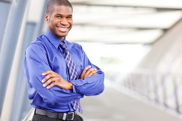 Black businessman — Stock Photo, Image