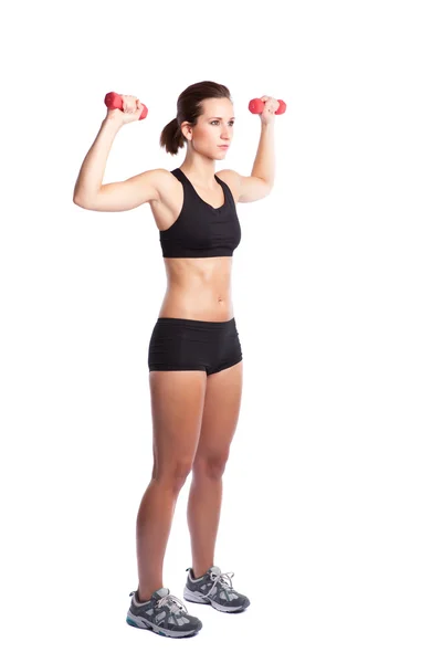아름 다운 운동 여자 — 스톡 사진