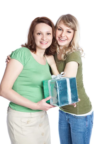 Moeder en dochter vieren Moederdag — Stockfoto