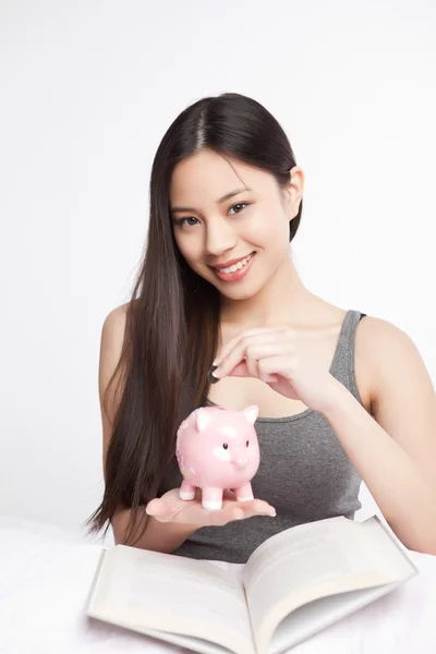 Asian college student — Stock Photo, Image