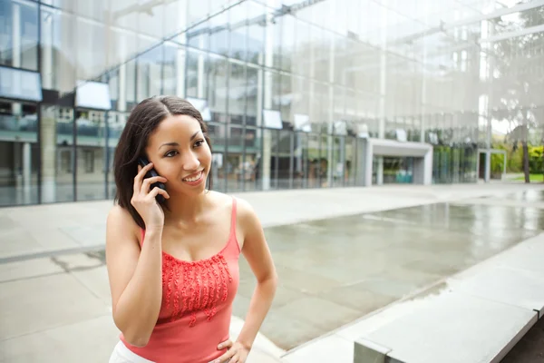 Woman on the phone — Stock Photo, Image
