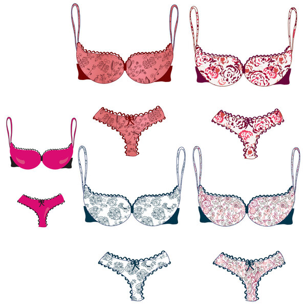 Set of beautiful lingerie