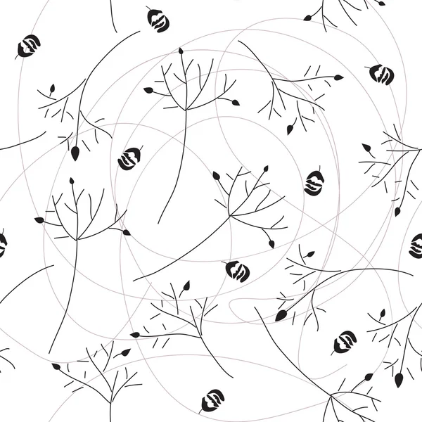 Modèle sans couture de la branche — Image vectorielle