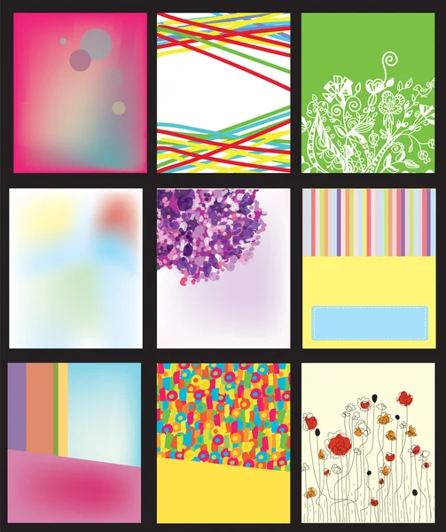 Abstract backgrounds templates — Stock Vector
