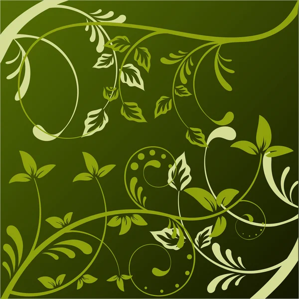 Abstract floral background with place for your text. — Stock Vector